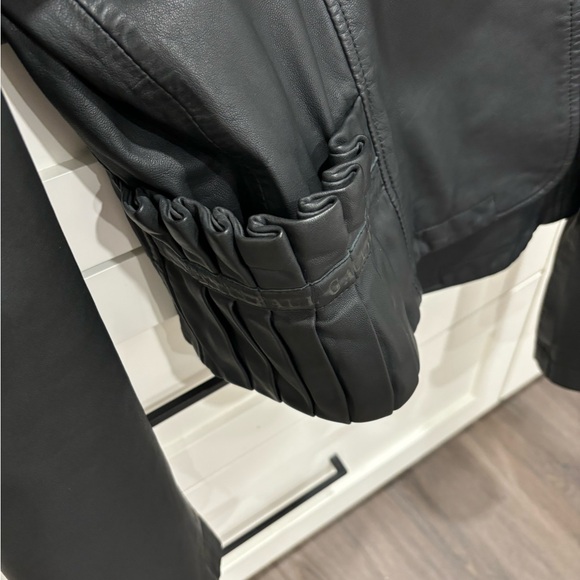 Jean Paul Gaultier black lather jacket size 44 - Picture 5 of 11